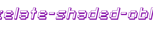 SF-Pixelate-Shaded-Oblique.ttf是一款不错的英文字体下载