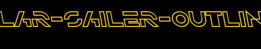 SF-Solar-Sailer-Outline-Italic.ttf是一款不错的英文字体下载