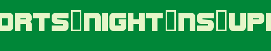 SF-Sports-Night-NS-Upright.ttf是一款不错的英文字体下载