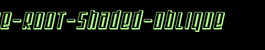 SF-Square-Root-Shaded-Oblique.ttf是一款不错的英文字体下载