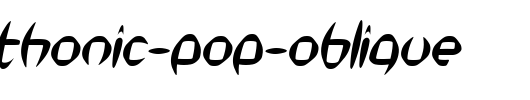SF-Synthonic-Pop-Oblique.ttf是一款不错的英文字体下载