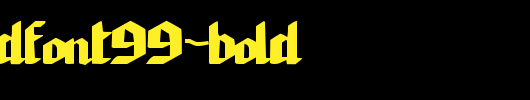 SherWoodFont99-Bold.ttf是一款不错的英文字体下载