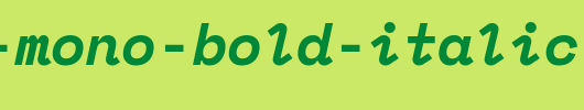 Space-Mono-Bold-Italic.ttf是一款不错的英文字体下载