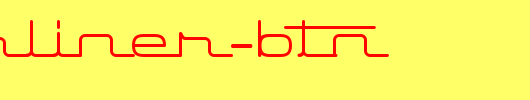 Starliner-BTN.ttf是一款不错的英文字体下载