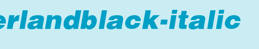 SwitzerlandBlack-Italic.ttf是一款不错的英文字体下载