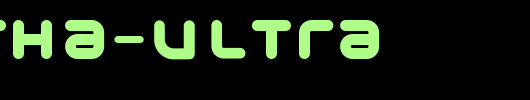 Syntha-Ultra.ttf是一款不错的英文字体下载