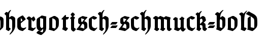TypographerGotisch-Schmuck-Bold.ttf类型，T字母英文